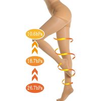 アズワン 弾性ストッキング(パンティストッキング/クローズトゥ/L) SY-5001-L 1セット(2足) 7-3623-13