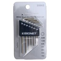 エスコ 7本組 精密六角棒レンチセット(インチ) EA573AE-2 1セット(15セット)（直送品）