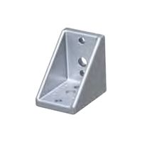 エスコ 40角用 三角ブラケット(シルバー) EA976CB-39 1セット(15個)（直送品）