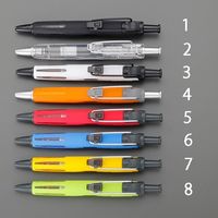 エスコ 0.7mm ボールペン・加圧式(黒/フルブラック) EA765MG-1 1セット(10個)（直送品）