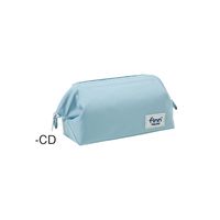 エスコ 225x 90x105mm 小物ポーチ(スカイブルー) EA927SG-25 1セット(10個)（直送品）