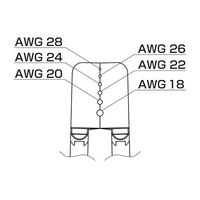 エスコ [EA304HY用] AWG18ー28 ブレード EA304HY-12 1組（直送品）