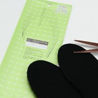 エスコ 靴中敷(抗菌・消臭・軽量/ウォーキング用/フリーサイズ) EA910ZE-7 1セット(10足)（直送品）