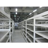 エスコ 1795x450x1800mm/300kg/5段 スチール棚(連結用 EA976AH-180R 1台(1個)（直送品）