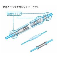 エスコ 0.75ー1.25 [差込形]ピン端子(雌/5個) EA538ME-2B 1セット(75個:5個×15パック)（直送品）