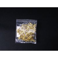 エスコ 0.50ー2.00mm2/10mm クワ形端子(薄型/20個) EA538RB-55 1セット(80個:20個×4袋)（直送品）