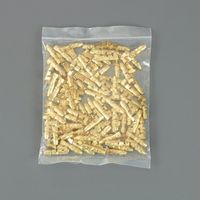 エスコ 0.50ー2.00mm2 ギボシ形プラグ(100個) EA538RB-61 1セット(1000個:100個×10袋)（直送品）