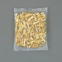 エスコ 0.50ー2.00mm2 ギボシ形ソケット(100個) EA538RB-62 1セット(1000個:100個×10袋)（直送品）