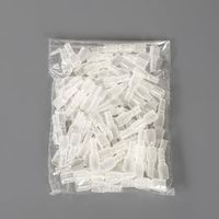 エスコ 0.50ー2.00mm2 絶縁ギボシスリーブ(雄/100個) EA538RB-71 1セット(400個:100個×4袋)（直送品）