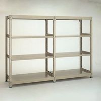 エスコ 1790x600x1800mm/150kg/5段 スチール棚(連結用) EA976DN-180RC 1台(1個)（直送品）