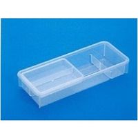 エスコ 315x128x56mm 整理用トレー(2段/ポリプロピレン) EA508FC-56 1セット(10個)（直送品）
