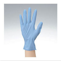 ニトリルグローブ BD ブルー 粉付き M 1箱（100枚） ファーストレイト（わけあり品）