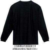 トムス 7.4オンススーパーヘビーウエイト長袖Tシャツ ブラック L 00149-HVL-005-L 1セット(2枚)（直送品）