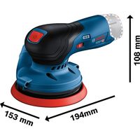 BOSCH コードレスランダムアクションサンダー GEX10.8V-125 1台（直送品）