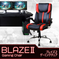 Netforce ネットフォース ブレイズ ゲーミングチェア ブラック×レッド NF-BLAZE-2G-AW 1脚（直送品）
