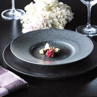 ヤマコー 杉・ディッシュプレート 黒 32589 1個（直送品）