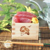 ヤマコー 東濃ひのき/1合桝 四季/四面焼印(塗装付) 12279 1個（直送品）