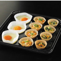 ヤマコー クックペーパーカップ 未晒 6F 500枚入 63142 1セット(500枚)（直送品）