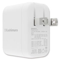 カシムラ GaN搭載AC充電器 USBA+C2 PD65W AC-077 1個（直送品）