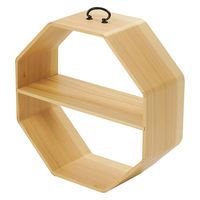 ヤマコー ひのき・曲げ八角手提料理棚 27157 1個（直送品）