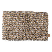 株式会社藤栄 もふ バスマット M 60×40cm ごま MF-105 4545229162611 1枚（直送品）