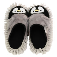 株式会社藤栄 アニマルモップスリッパ ハグモッピ 23~25cm ペンギン HM-002 4545229168989 1足（直送品）