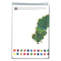 学研ステイフル 家計簿 エリックカール あおむし A5 カバー付き D14019 1セット(1冊×3)（直送品）