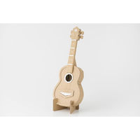 学研ステイフル かぞくでつくるダンボール 工作キット 音あそびギター N15005 1セット(1個×3)（直送品）