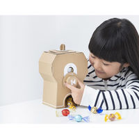 学研ステイフル かぞくでつくるダンボール 工作キット キャンディマシン N15006 1セット(1個×3)（直送品）