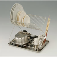 大木製作所 水切りラック 浜内千波のたためる水切り・場所取らず 幅43.5cm 2段 412686 1個（直送品）