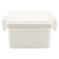 三好製作所 お弁当箱 GEL-COOL square S ジェラート 1段 220ml プレーンバニラ 423642 1個（直送品）