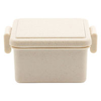 三好製作所 お弁当箱 GEL-COOL square S ジェラート 1段 220ml プレーンチョコ 423645 1個（直送品）