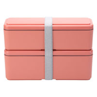 三好製作所 お弁当箱 GEL-COOL slim SL 2段 700ml マカロンピンク 423690 1個（直送品）