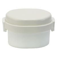 三好製作所 お弁当箱 GEL-COOL dome S 1段 300ml ミルクホワイト 423748 1個（直送品）