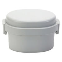 三好製作所 お弁当箱 GEL-COOL dome S 1段 300ml オイスターグレー 423749 1個（直送品）