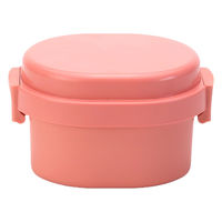 三好製作所 お弁当箱 GEL-COOL dome S 1段 300ml マカロンピンク 423751 1個（直送品）