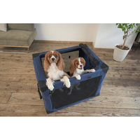 シンセーインターナショナル ペットキャリー 折りたたみ 簡単 ペットクレートワンタッチ S バッグ ネイビー 439246 1個（直送品）