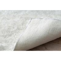 橋爪商店 キッチンマット 50×120cm コスモトロン ふわふわキッチンマット ホワイト 449573 1個（直送品）