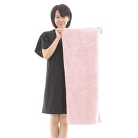 タオル ヘアタオル 40×100cm 思わず頬ずりしたくなるタオル ANGEL STEP Premium ピンク 449661 1個（直送品）
