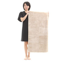 タオル バスタオル 60×120cm 思わず頬ずりしたくなるタオル ANGEL STEP Premium ベージュ 449664 1個（直送品）