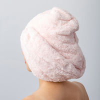 橋爪商店 ヘアターバン 思わず頬ずりしたくなるタオル ANGEL STEP Premium 日本製 ピンク 449671 1個（直送品）