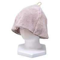 橋爪商店 サウナハット 思わず頬ずりしたくなるサウナハット ANGEL STEP Premium 日本製 ライトグレー 449724 1個（直送品）