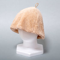 橋爪商店 サウナハット 思わず頬ずりしたくなるサウナハット ANGEL STEP Premium 日本製 ベージュ 449726 1個（直送品）