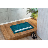 橋爪商店 玄関マット ピックリンツ 屋内 50cm×80cm ブルー 450497 1個（直送品）