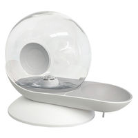 シンセーインターナショナル 給水器 かたつむり型給水器 電源不要 自動 グレー 452559 1個（直送品）