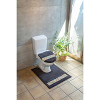 橋爪商店 トイレマット ダーラヘスト 耳長 90×70cm グレー 461841 1個（直送品）