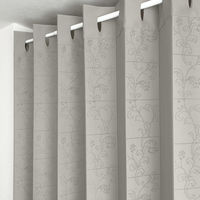 加栄レース アコーディオンカーテン アラベスク柄 フリーカット 150×250cm UVカット グレージュ 469354 1個（直送品）