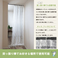 加栄レース レースカーテン フリーカット 100×250cm 2枚入り ミラーカーテン ブルーム 469432 1個（直送品）