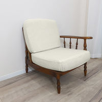 加栄レース ソファカバー 1人掛け用 セパレートタイプ 撥水加工 2枚組 アイボリー 469436 1個（直送品）