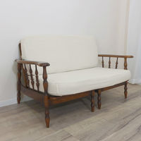 加栄レース ソファカバー 3人掛け用 セパレートタイプ 撥水加工 2枚組 アイボリー 469446 1個（直送品）